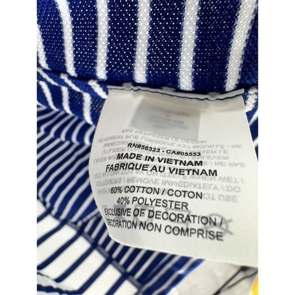 Nike Dri-Fit Blue Stripe Golf Polo Shirt AV4165-438 Small Standard Was $75‎ NWT - Picture 8 of 9